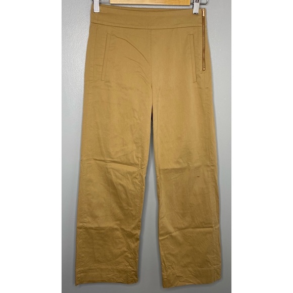 KIT AND ACE Tan Sienna Buoy-O-Boy Wide Leg Trousers - Picture 2 of 9